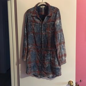 BlankNYC flannel dress large